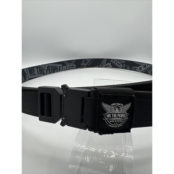 We The People Black Duty Belt With Talon Buckle Size XXXL 54-58 - Picture 1 of 10